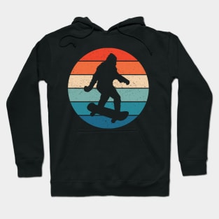 Bigfoot Skateboard Vintage Sasquatch Hoodie